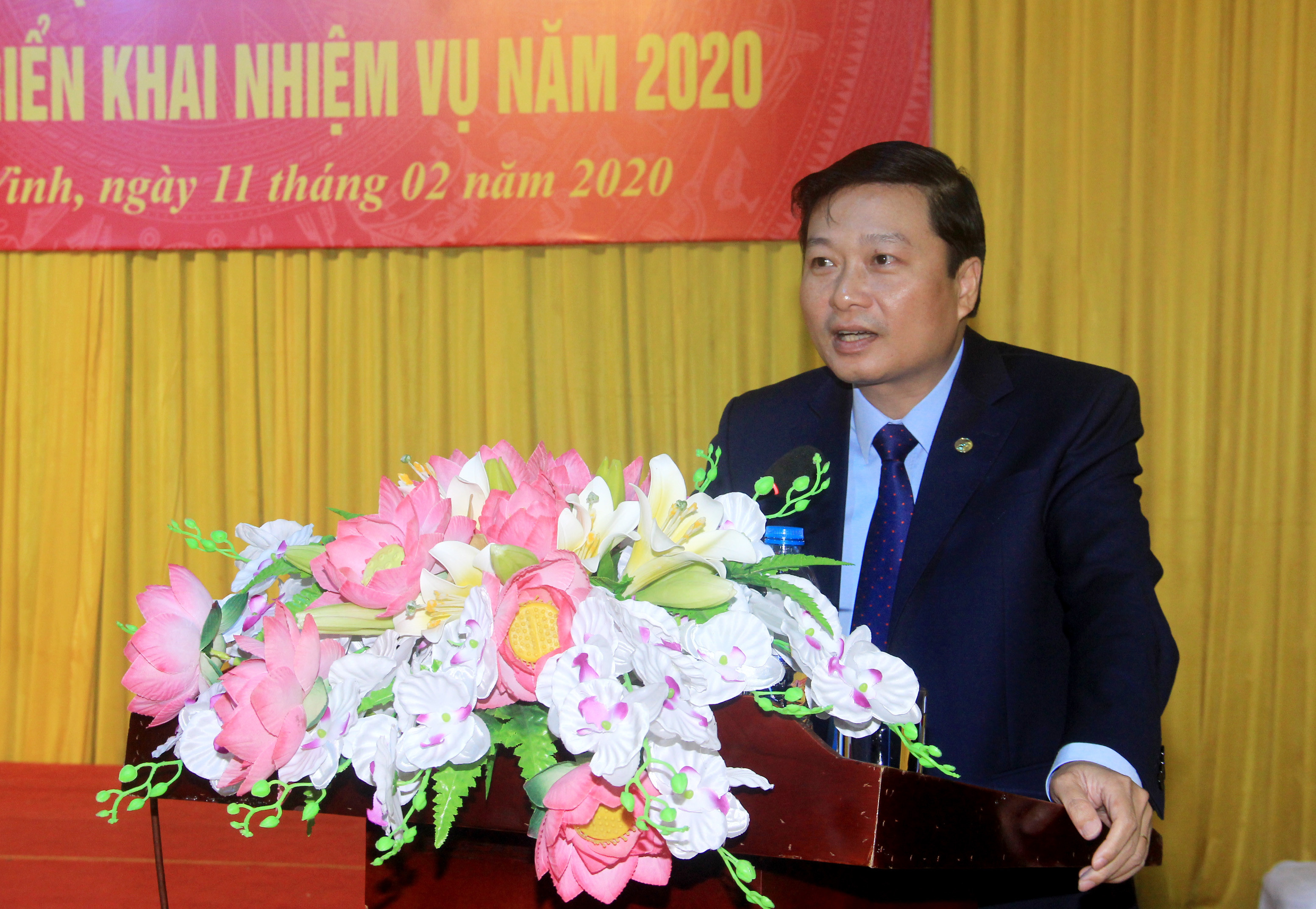 Đồng chí Lê Hồng Vinh - Phó Chủ tịch UBND tỉnh yêu cầu các ngành, địa phương. Ảnh: Phạm Bằng