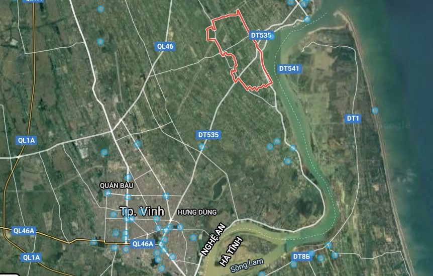 Xã Nghi Xuân chỉ cách TP Vinh tầm 10km. 