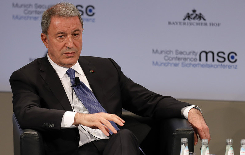 Bộ trưởng Quốc phòng Thổ Nhĩ Kỳ Hulusi Akar. Ảnh EPA
