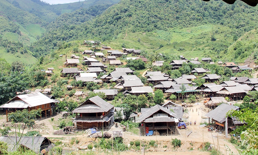 Bản Tằng Phăn, xã Na Ngoi (Kỳ Sơn). Ảnh tư liệu: Hồ Phương