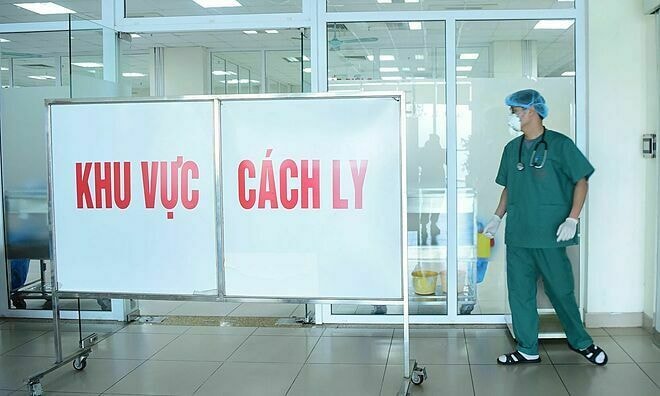 Khu vực cách ly bệnh nhân tại Bệnh viện nhiệt đới Trung ương cơ sở 2, giữa tháng 2. Ảnh: Giang Huy