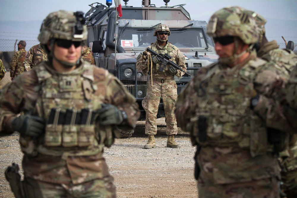 Các binh sĩ Mỹ tại Afghanistan. Ảnh: EPA