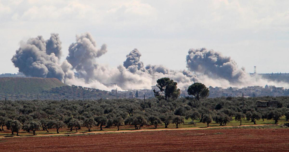 Lực lượng quân đội Syria xác nhận 2 máy bay chiến đấu bị bắn hạ. Ảnh: Euro Post