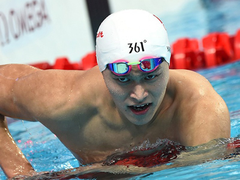 Sun Yang bị cấm thi đấu tám năm xem như chấm dứt nghiệp VĐV bơi đỉnh cao. Ảnh: GETTY IMAGES