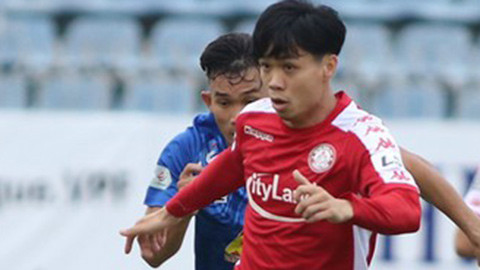  Công Phượng đóng góp 1 pha kiến tạo trong chiến thắng 3-1 của TP.HCM trước Quảng Nam FC.