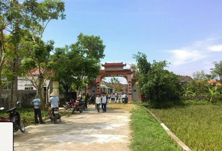 Một góc làng Ngọc Đoài, xã Quỳnh Ngọc, huyện Quỳnh Lưu.