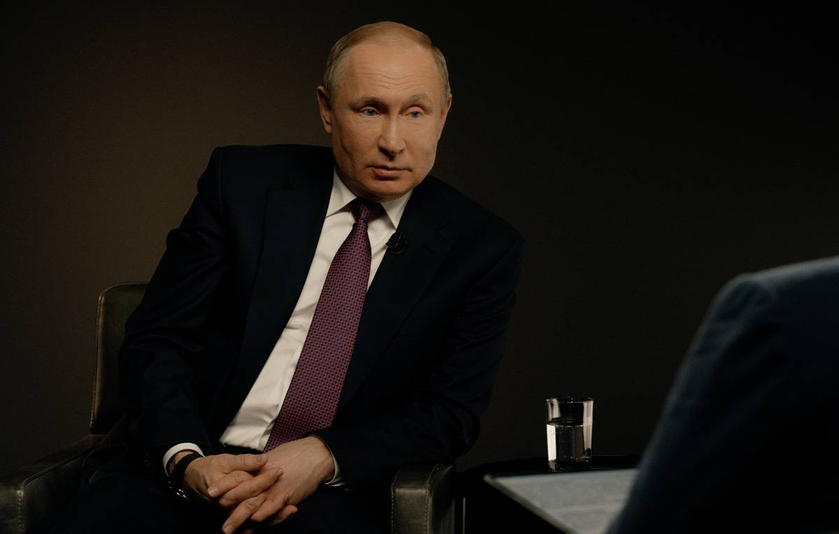 Tổng thống Nga Vladimir Putin tại cuộc phỏng vấn trong dự án đặc biệt 