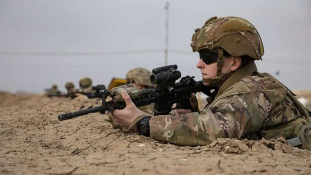 Lực lượng Mỹ tại căn cứ quân sự Taji đặt tại Iraq. Ảnh: US Army