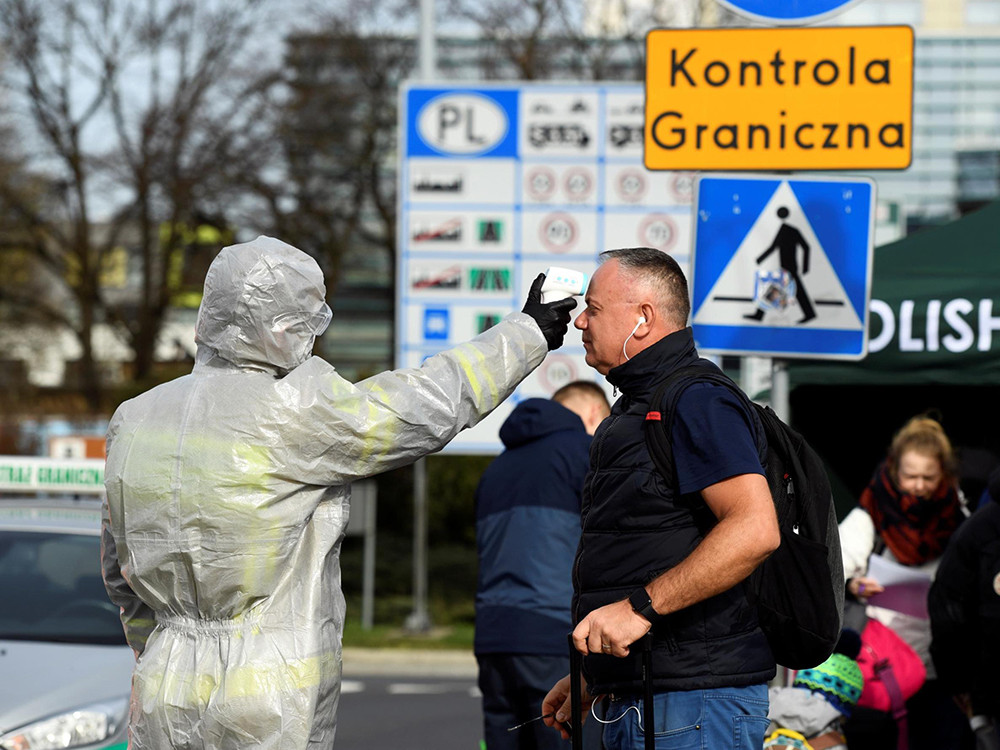 l Cùng với Italy, Đan Mạch, Tây Ban Nha, Đức cũng tuyên bố đóng cửa biên giới. Ảnh: EPA