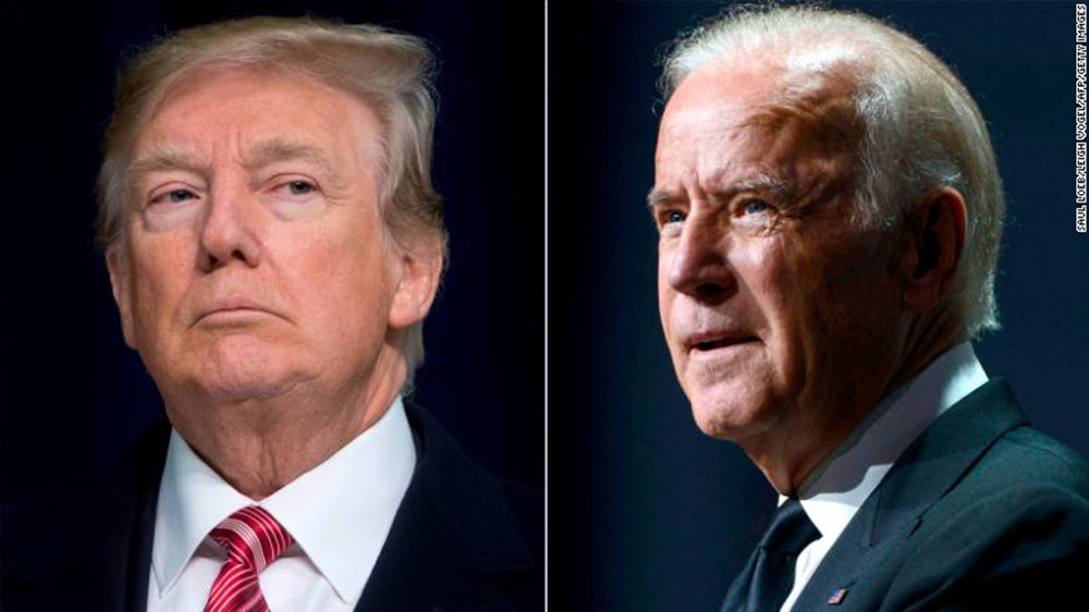 Cử tri Dân chủ đặt cược vào việc ông Joe Biden sẽ chiến thắng đương kim Tổng thống Donald Trump. Ảnh: CNN