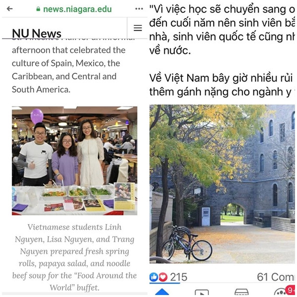Nguyễn Tường Linh nói về ẩm thực trong văn hóa Việt tại Tuần lễ Văn hóa quốc tế, đại học Niagara