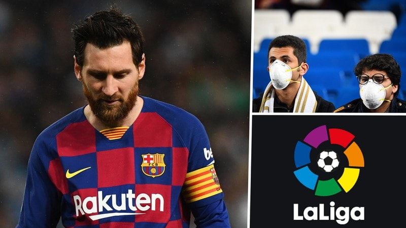 La Liga bị hoãn vô thời hạn vì ảnh hưởng của dịch Covid-19. (Ảnh: GOAL)