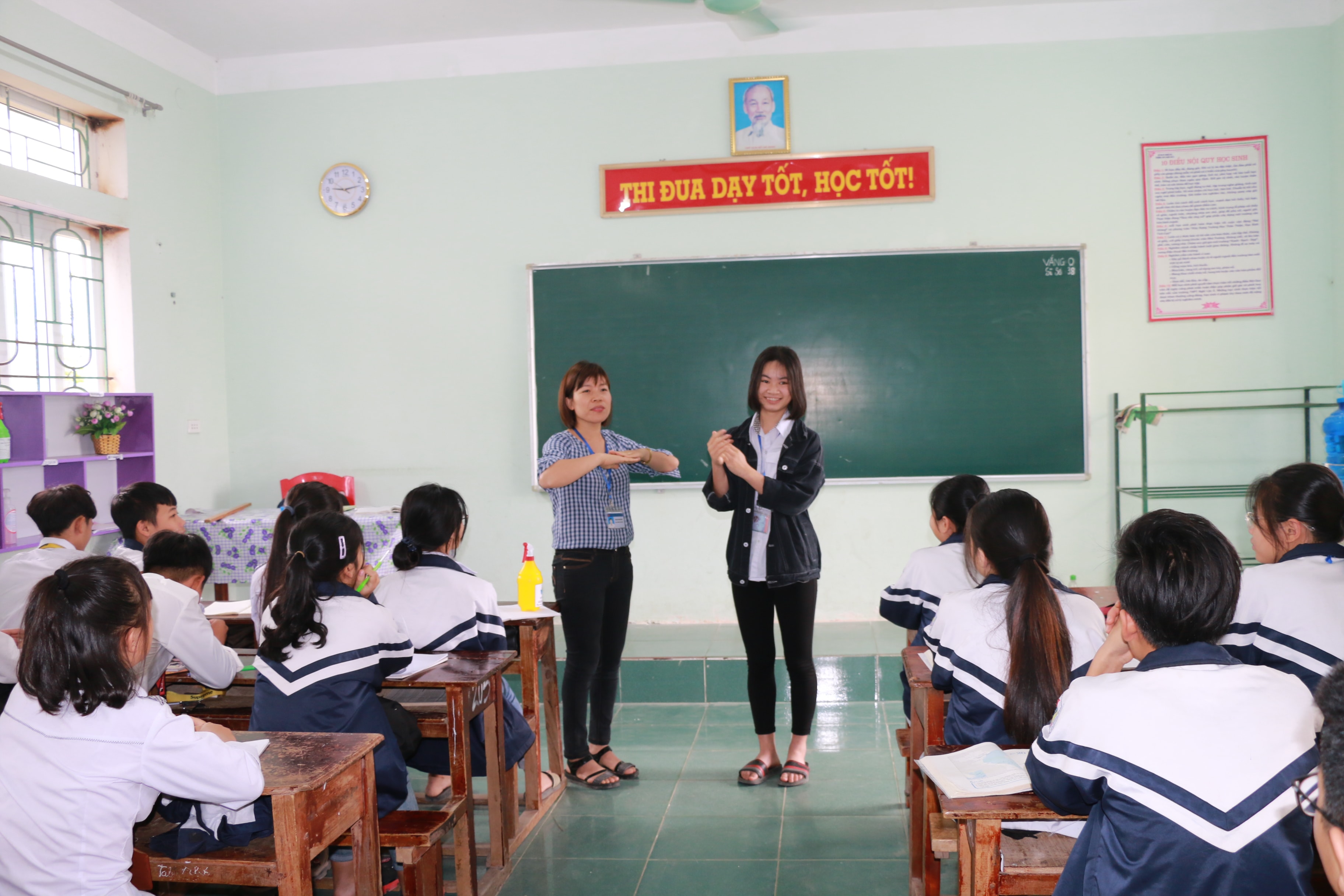 Để đảm bảo an toàn, đến thời điểm này toàn bộ học sinh trên địa bàn tỉnh Nghệ An sẽ nghỉ học. Ảnh: Mỹ Hà