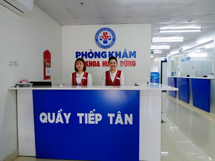 Phòng khám thân thiện sạch sẽ tiện ích.