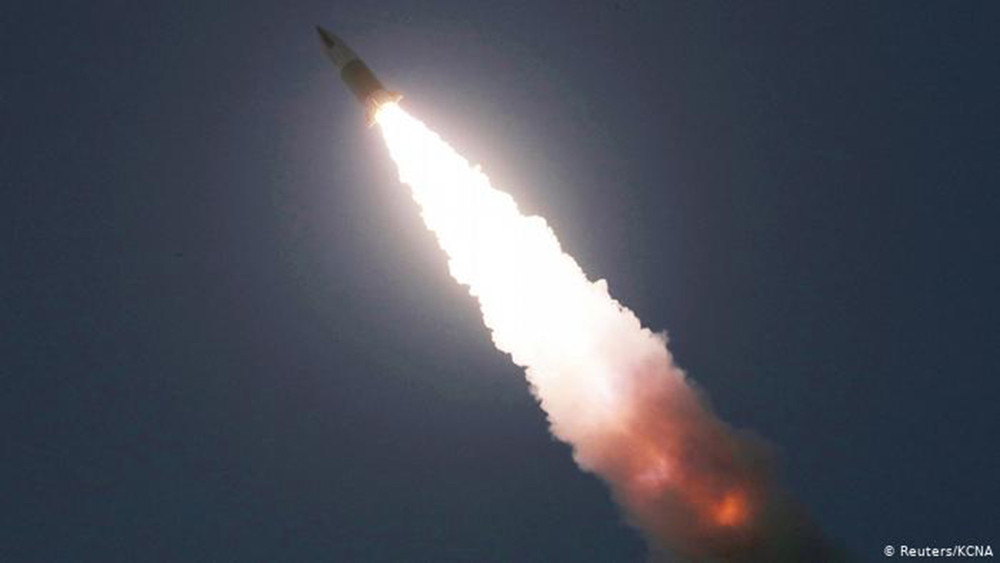 Triều Tiên phóng thử tên lửa lần thứ 6 trong vòng 1 tháng. Ảnh: Reuters/KCNA