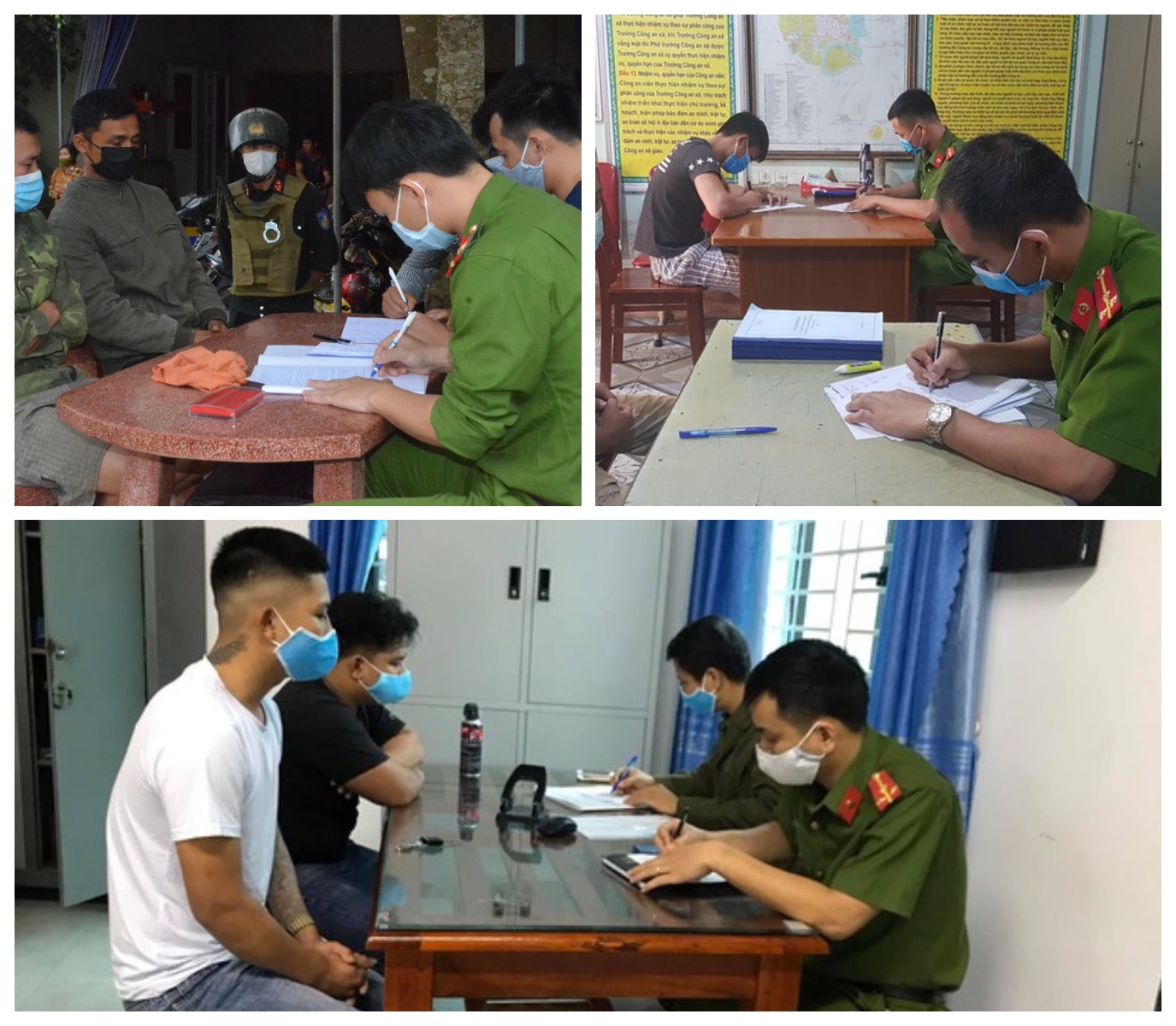 Nhiều trường hợp không đeo khẩu trang bị xử phạt. Ảnh: Tư liệu
