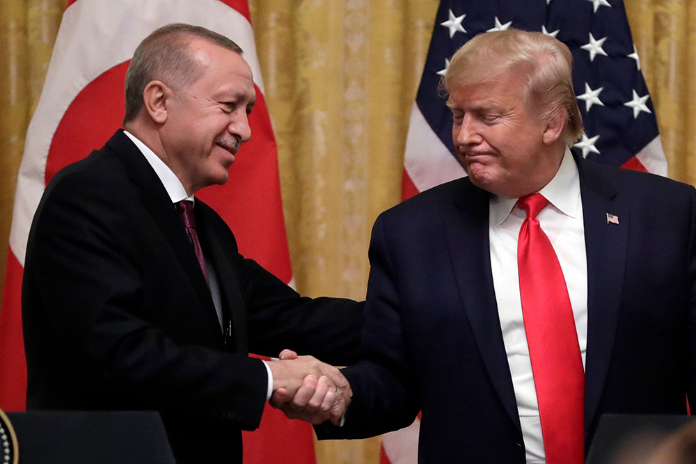 Tổng thống Thổ Nhĩ Kỳ Tayyip Erdogan “vời” Mỹ hỗ trợ tại chiến trường Idlib. Ảnh: AP