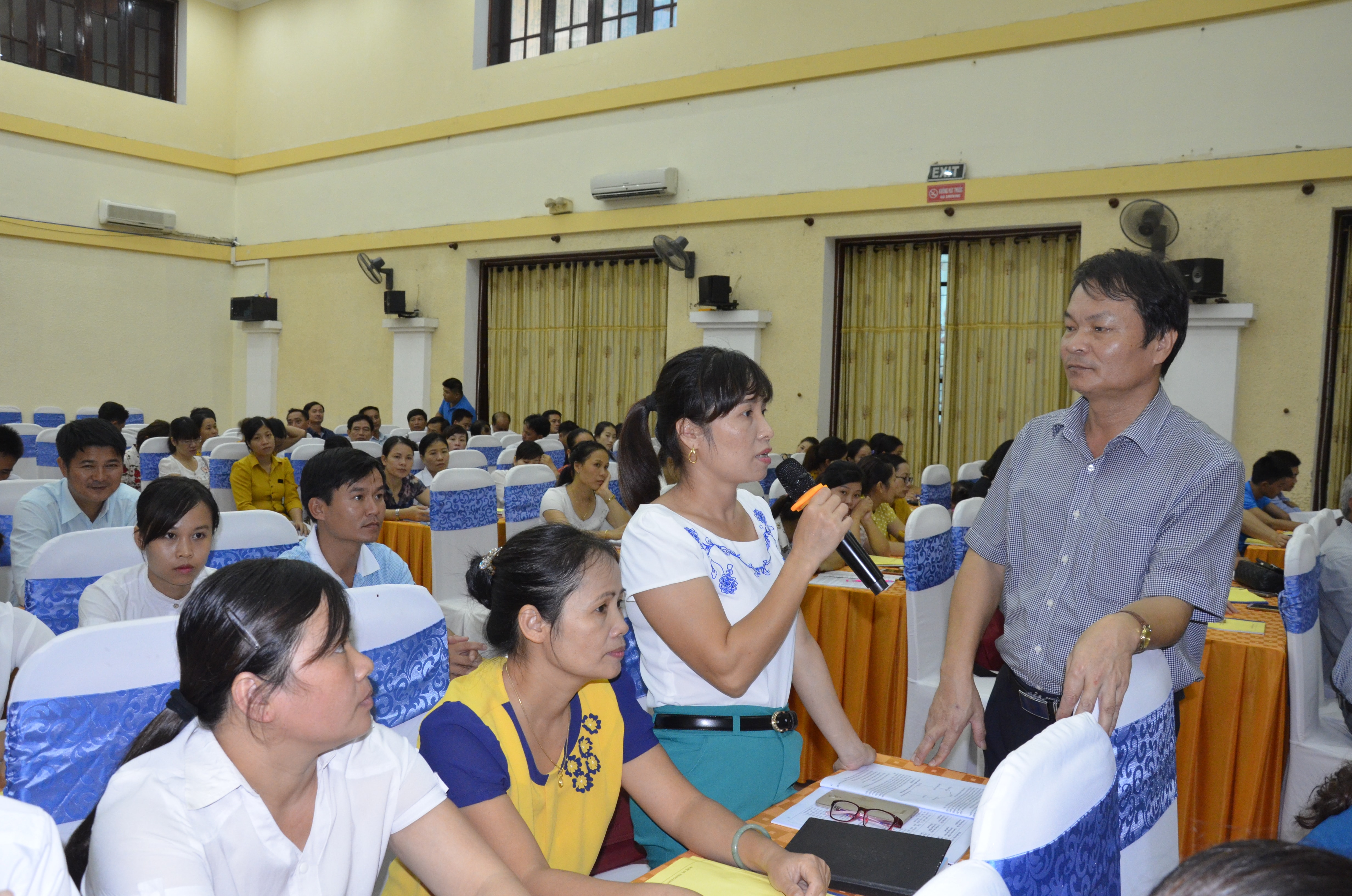Tập huấn cải cách hành chính cho cán bộ, công chức cấp xã. Ảnh: Thanh Lê