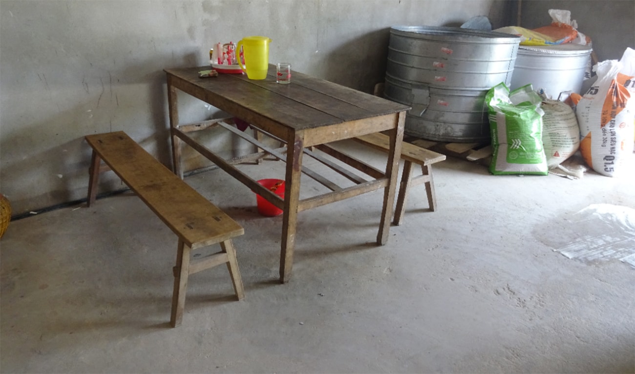 Ngôi nhà nơi xảy ra án mạng. Ảnh: Thái Hồng
