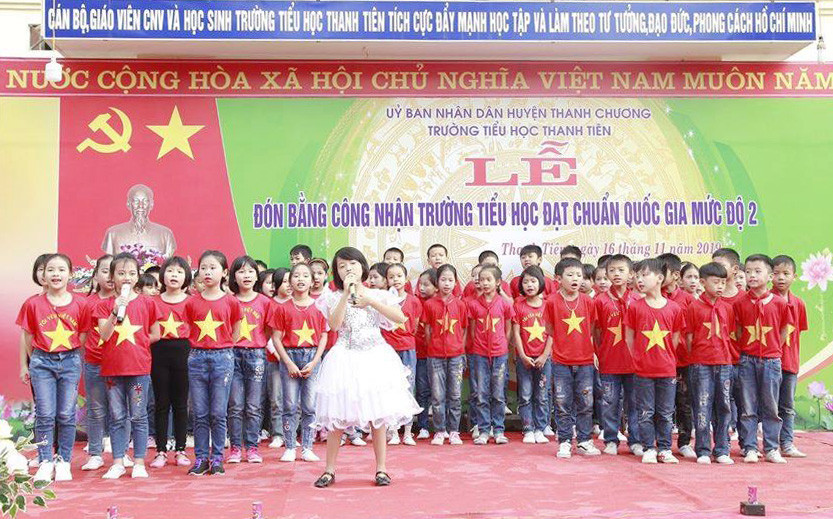 Sự nghiệp giáo dục được Đảng ủy xã Thanh Tiên quan tâm lãnh đạo, chỉ đạo có hiệu quả. Ảnh: Mai Hoa