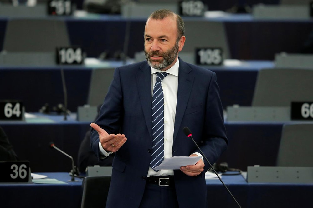 Chủ tịch Đảng Nhân dân châu Âu (EPP) Manfred Weber  ủng hộ việc đặt lệnh cấm kéo dài 12 tháng đối với việc các nhà đầu tư Trung Quốc mua lại doanh nghiệp châu Âu. Ảnh: Reuters