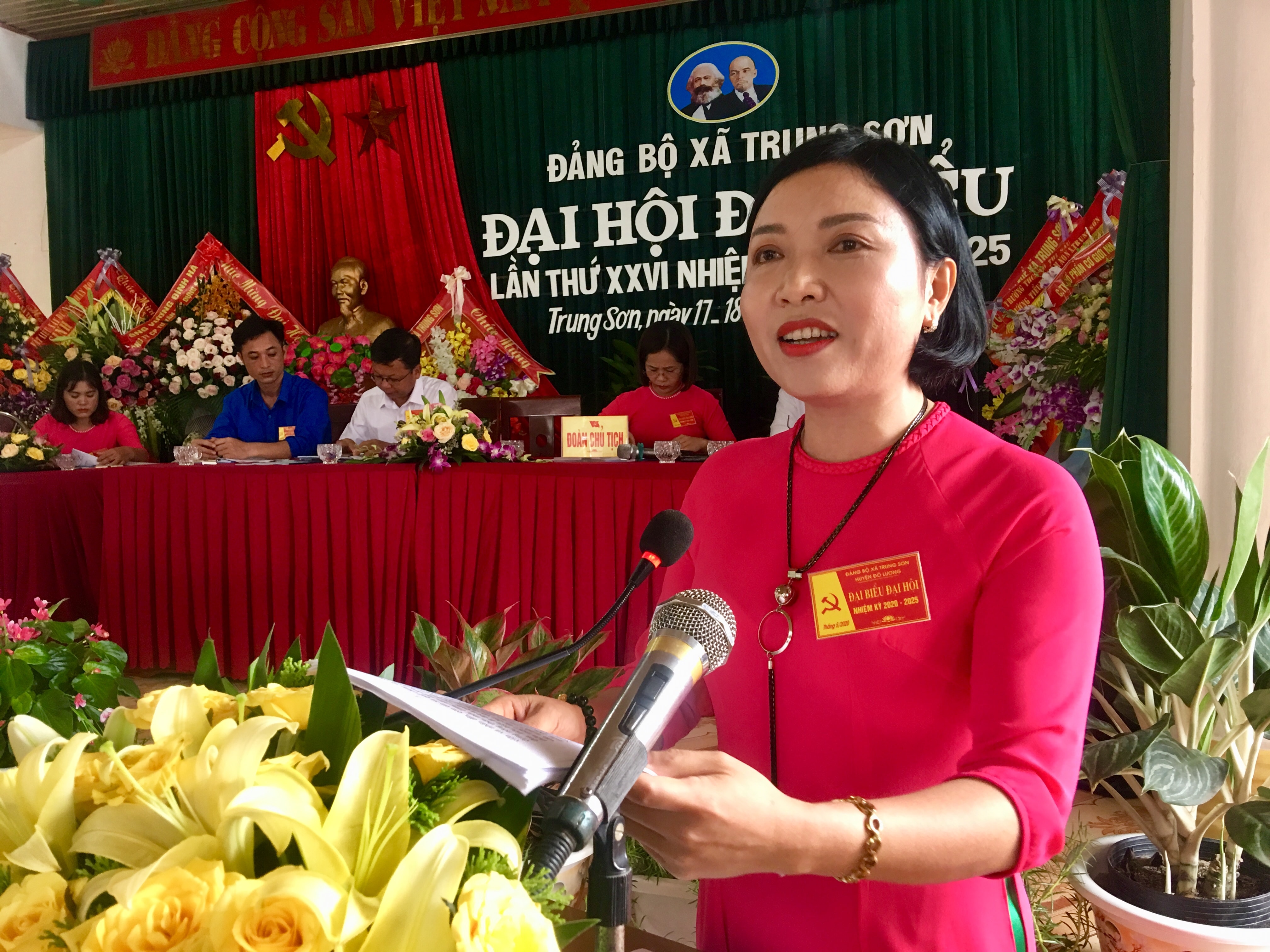Đại hội đại biểu Đảng bộ xã Trung Sơn