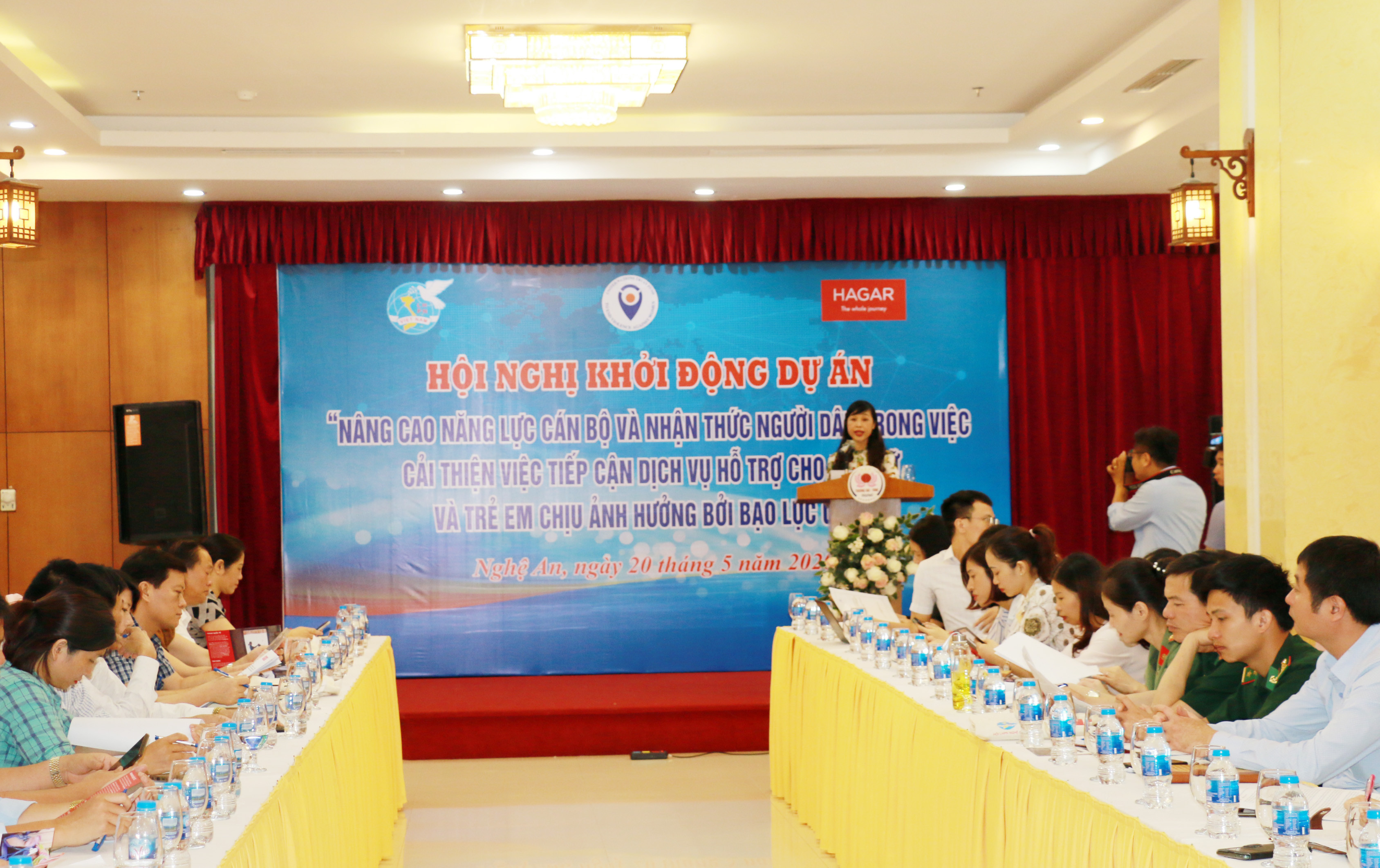 Đồng chí Nguyễn Thị Quỳnh Hoa phát biểu khai mạc hội nghị. Ảnh: Mỹ Hà