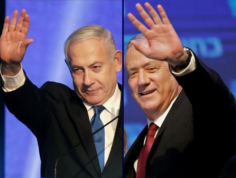 Theo thỏa thuận chia sẻ quyền lực, ông Netanyahu sẽ tiếp tục giữ chức Thủ tướng trong 18 tháng trước khi chuyển giao quyền lực cho đối tác là ông Gantz. Ảnh: Getty