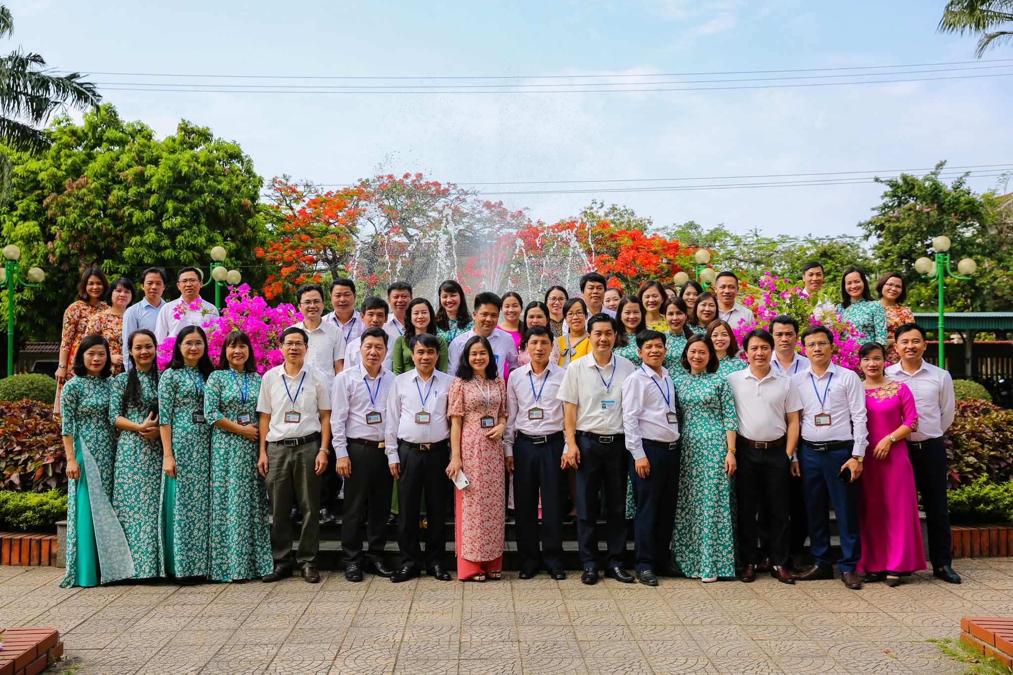 Cán bộ, giảng viên Trường Chính trị tỉnh Nghệ An. Ảnh: Đức Anh