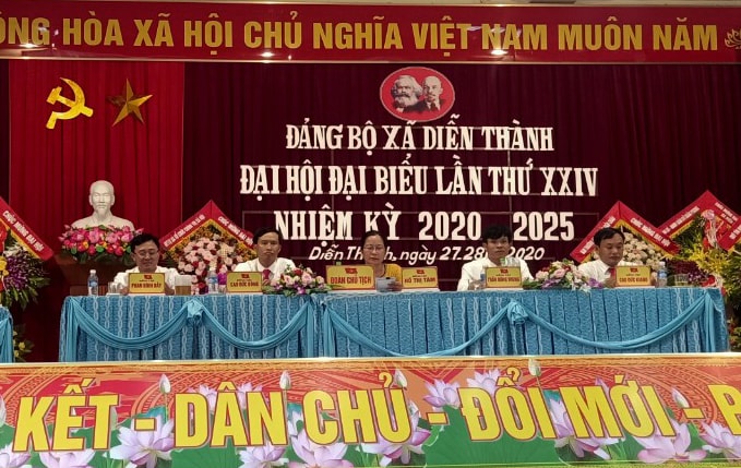 Dai hoi Dang bo xa Dien Thanh ( Dien Chau ) nhiem ky 2020- 2025-hinh-anh-1