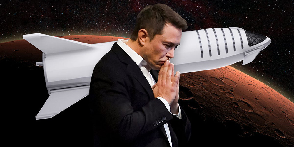 Elon Musk và SpaceX hy vọng sẽ chinh phục sao Hỏa bằng tàu vũ trụ Falcon. Ảnh: Business Insider
