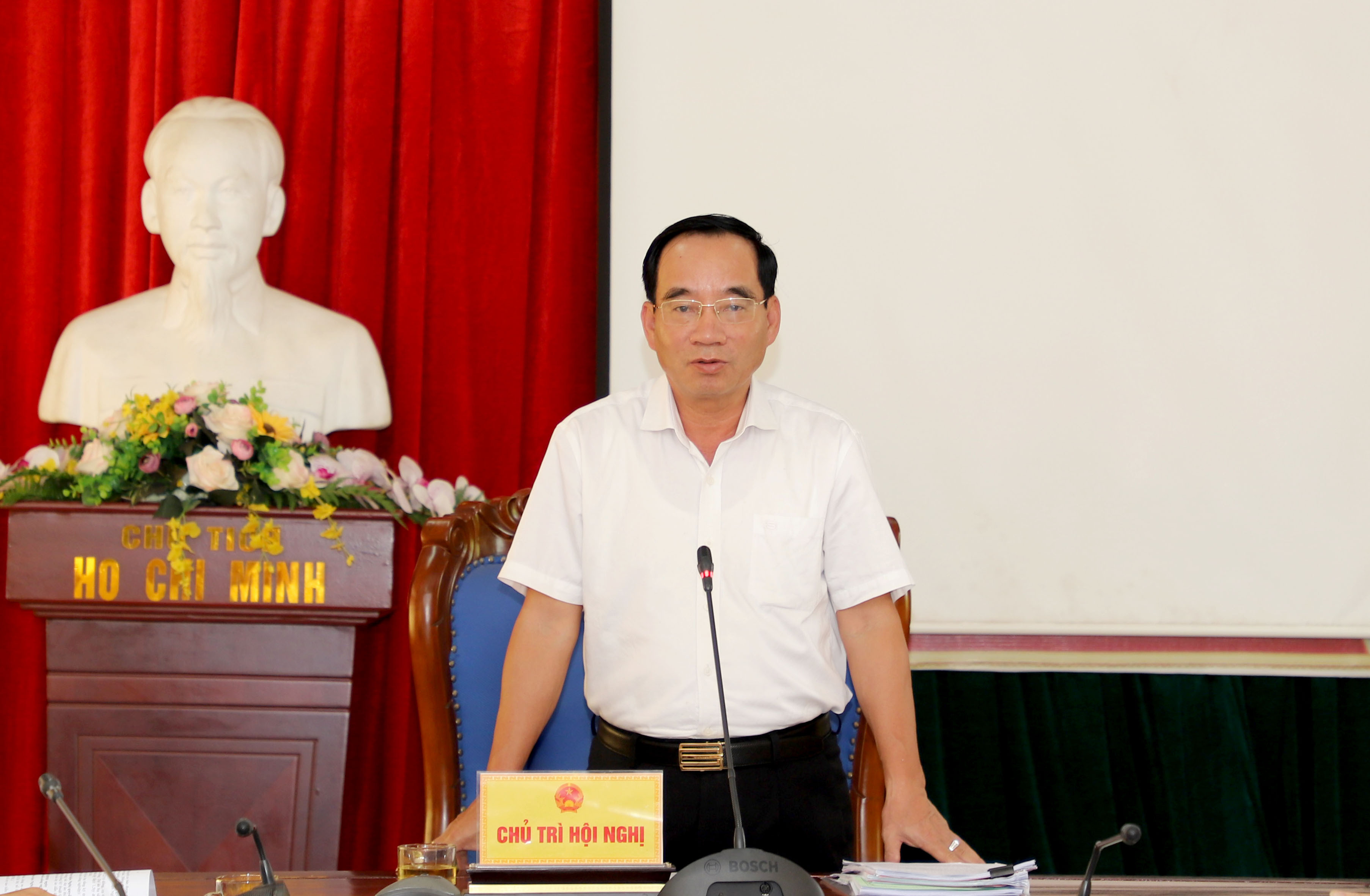 Đồng chí Hoàng Viết Đường - Phó Chủ tịch HĐND tỉnh... Ảnh: Phạm Bằng