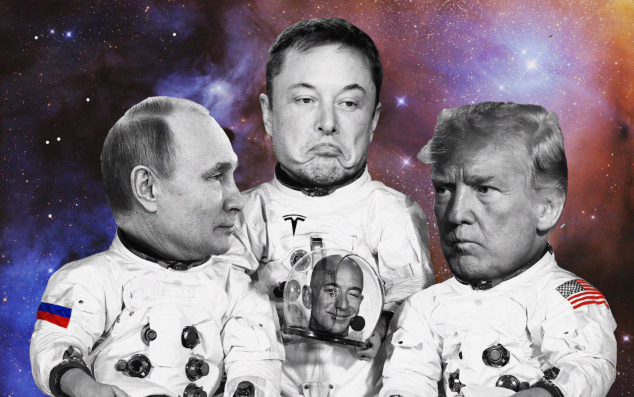 SpaceX đang khiến cuộc đua vũ trụ Nga - Mỹ trở nên nóng bỏng.  Ảnh: Telegraph