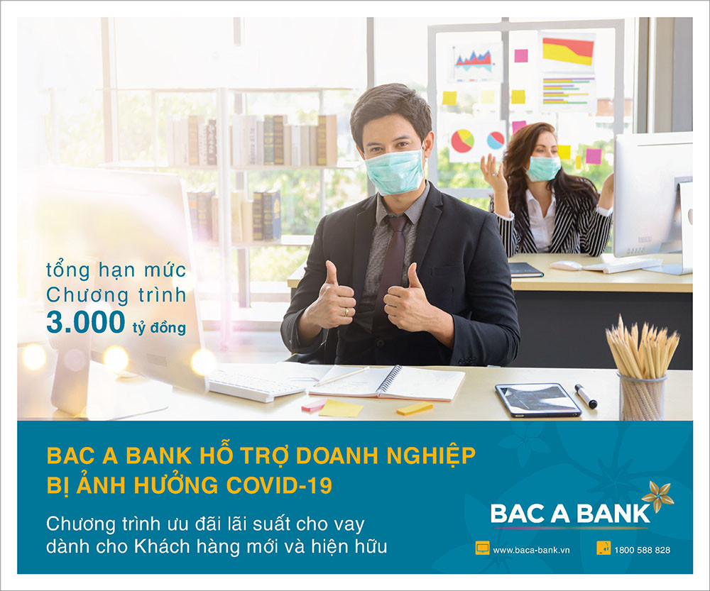 BAC A BANK tung ra chương trình ưu đãi doanh nghiệp với tổng hạn mức lên đến 3.000 tỷ đồng. Ảnh: P.V