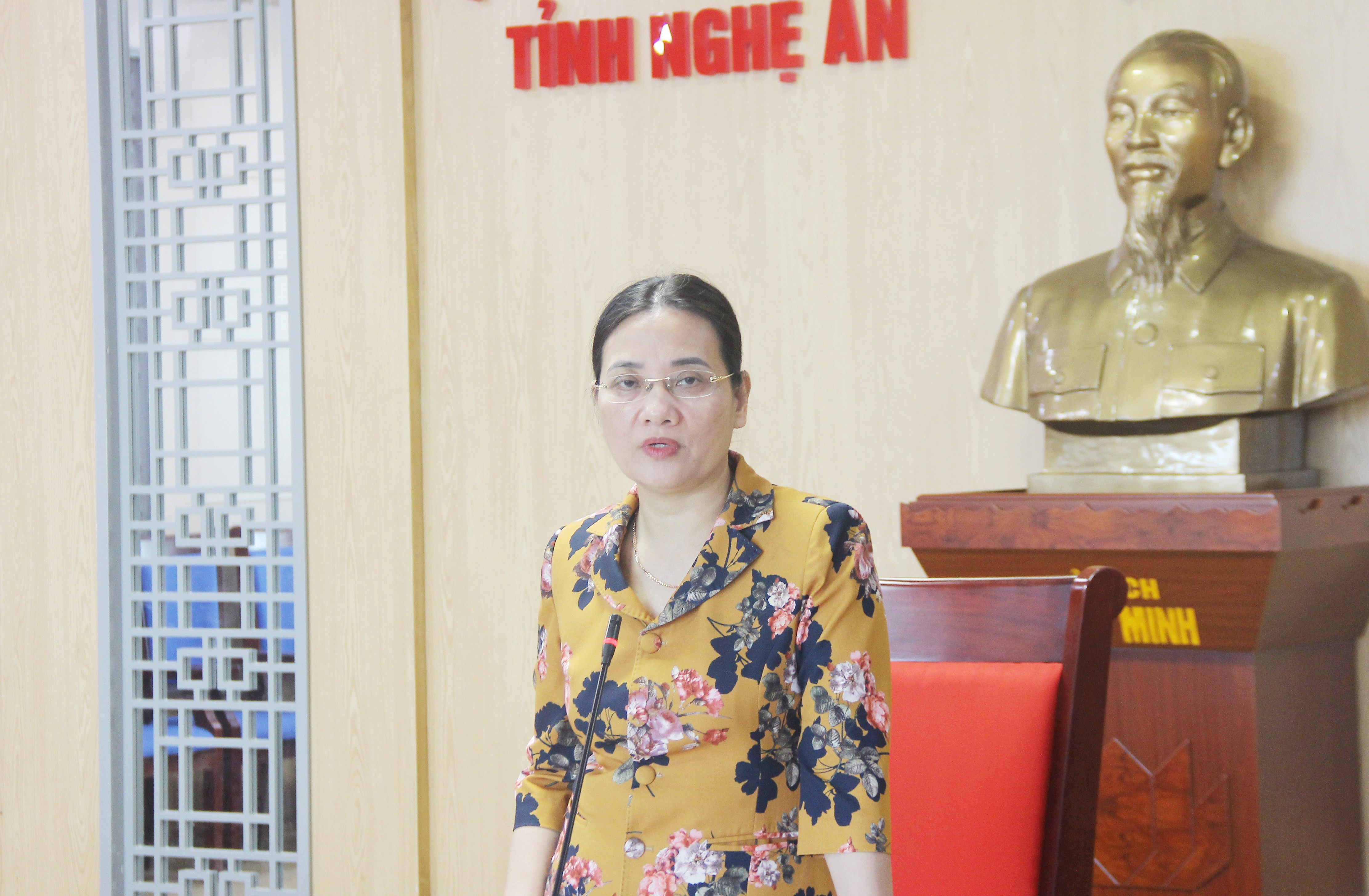 Phó Chủ tịch Giám đốc Sở Văn hóa – Thể thao Trần Thị Mỹ Hạnh