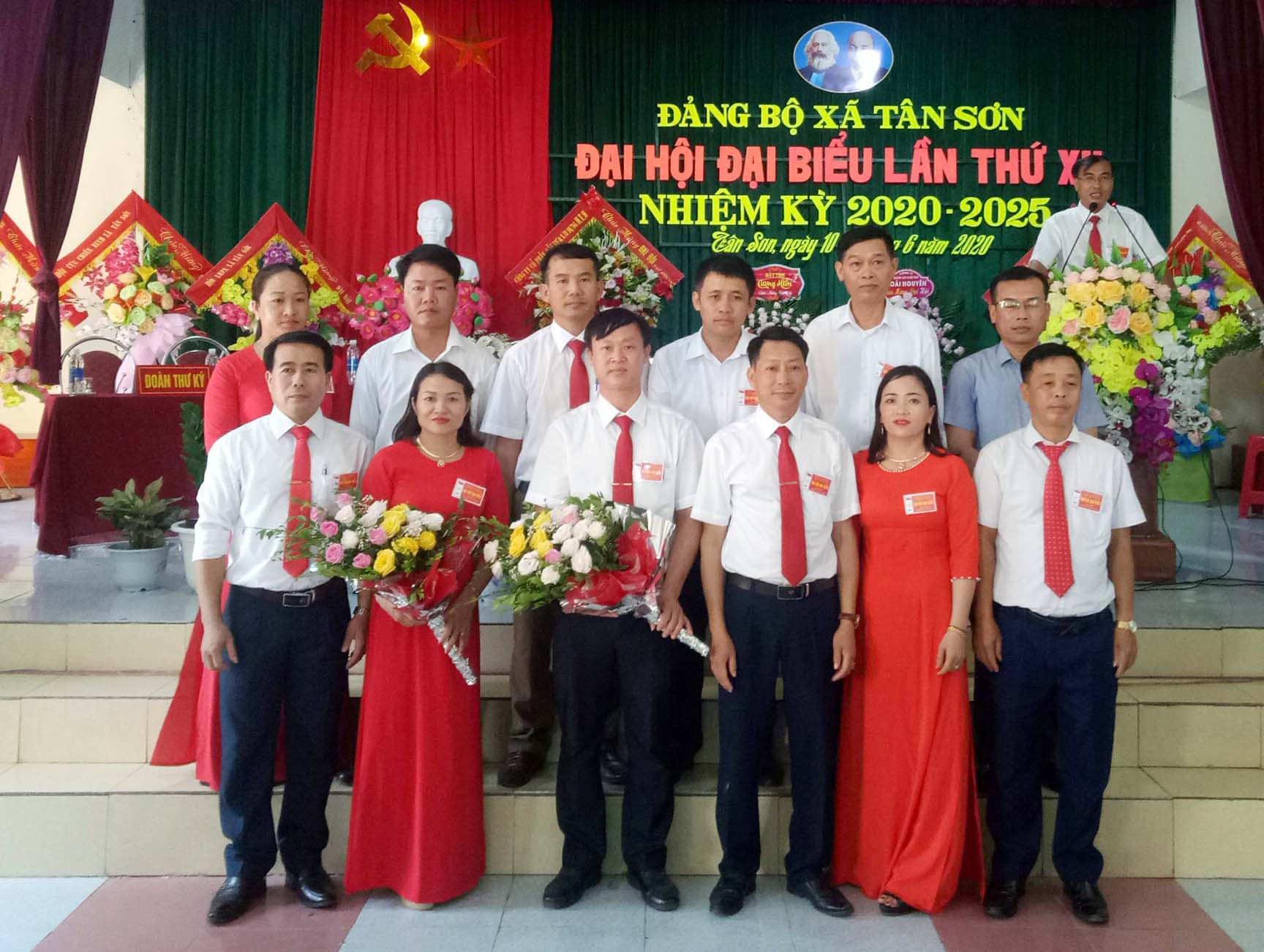 BCH đảng bộ xã Tân Sơn nhiệm kỳ 2020 – 2025