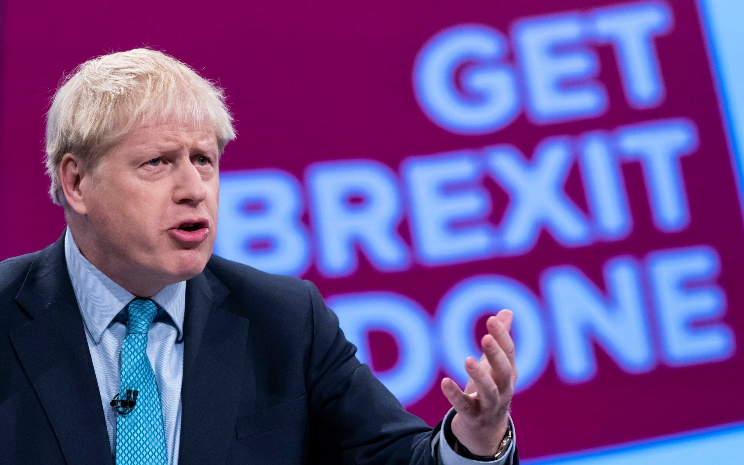 Thủ tướng Anh Boris Johnson quyết tâm “dứt áo” khỏi EU. Ảnh: Telegraph