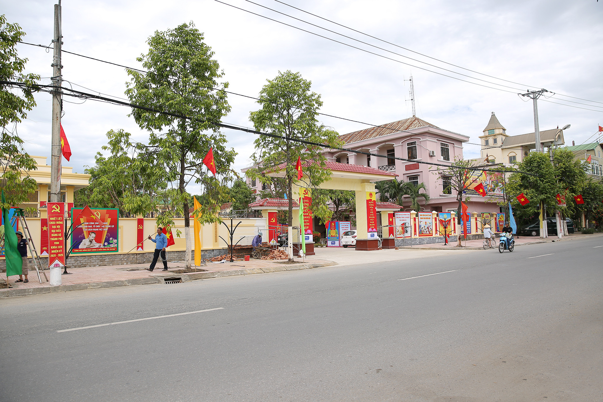 Trụ sở phường Đông Vĩnh (TP. Vinh). Ảnh: Thanh Lê