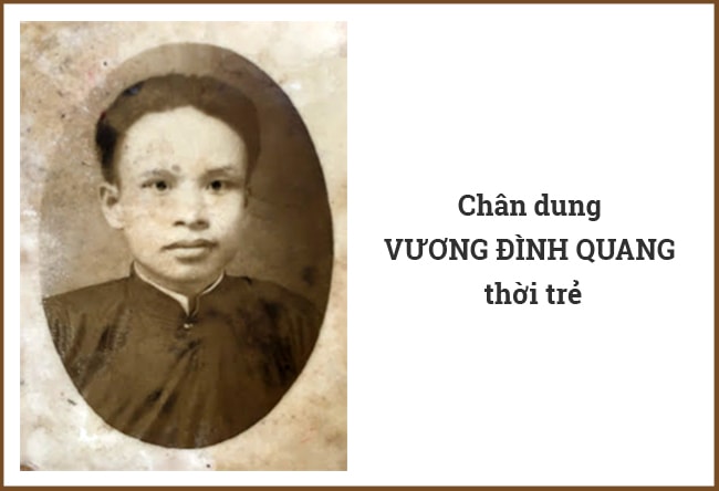 Chân dung Vương Đình Quang thời trẻ