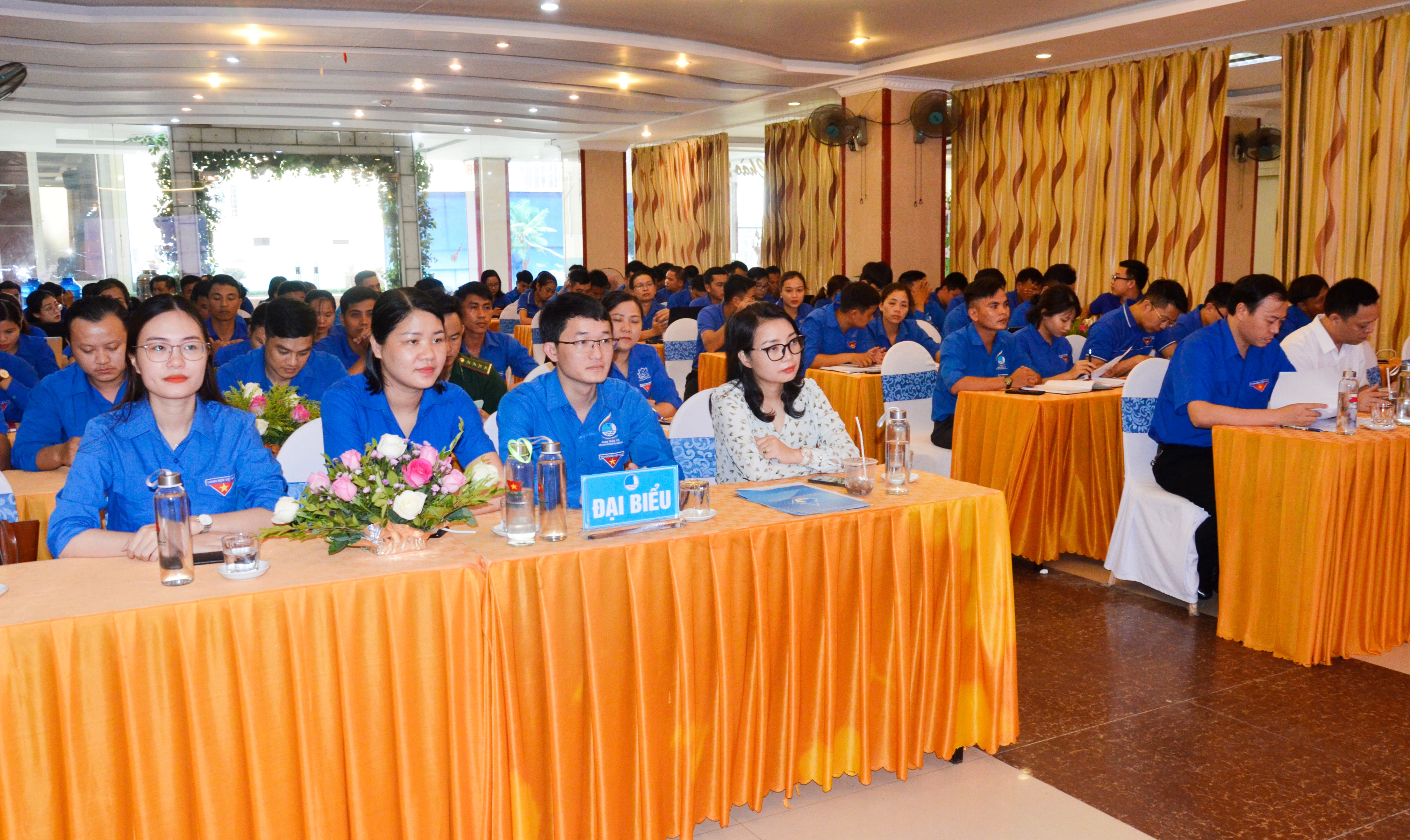 Dự hội nghị có các đồng chí Nguyễn Thị Thơm - Quyền Bí thư Tỉnh đoàn, Chu Đức Thái - Phó Bí thư Tỉnh đoàn, Chủ tịch Hội LHTN tỉnh.
