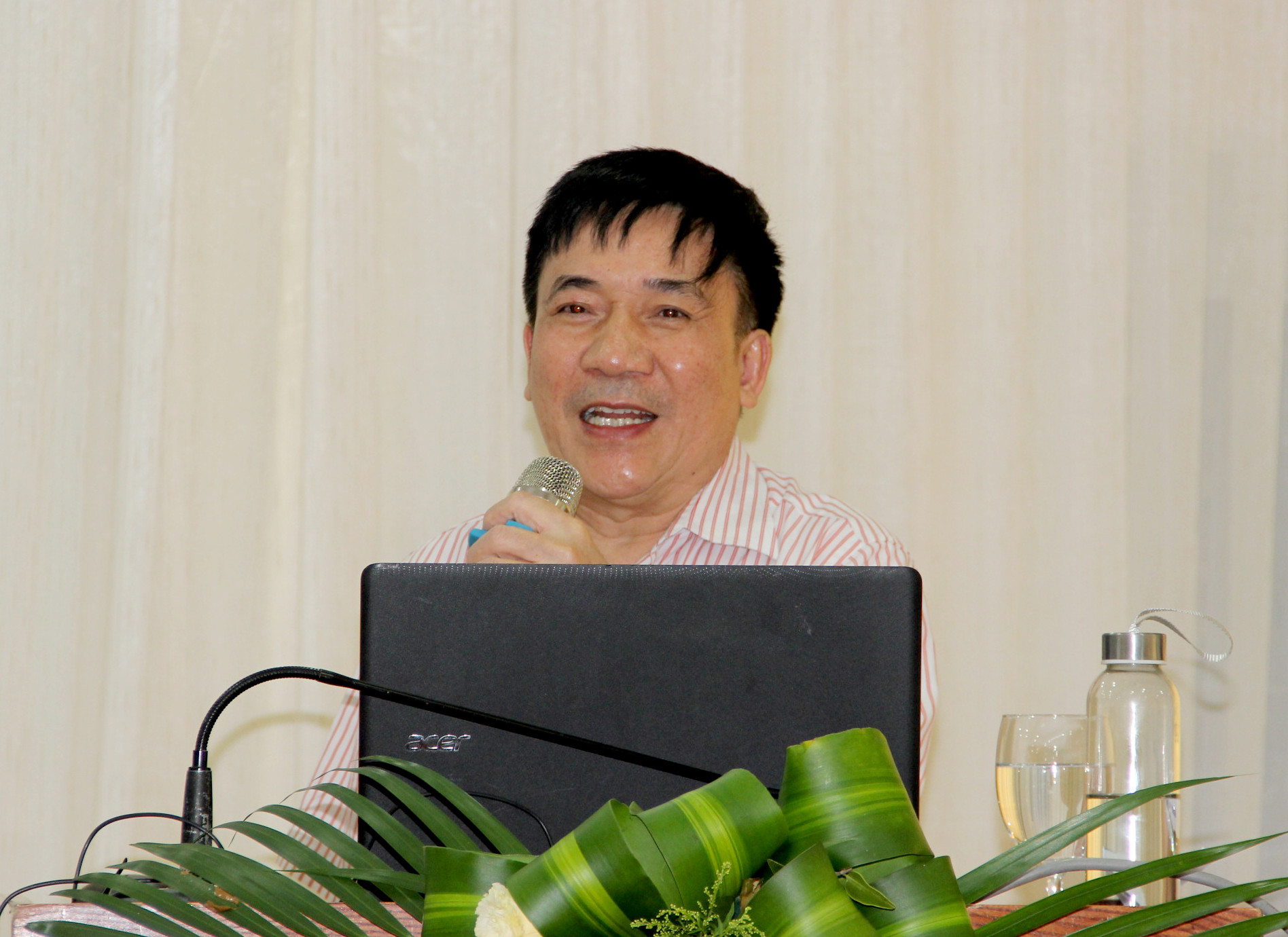 PGS- TS Phạm Công Hoạt- Bộ KH&CN phát biểu tại hội thảo. Ảnh: Quang An