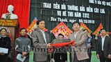 Trao hơn 5,5 tỷ đồng bồi thường bảo hiểm cây lúa vụ hè thu 2012