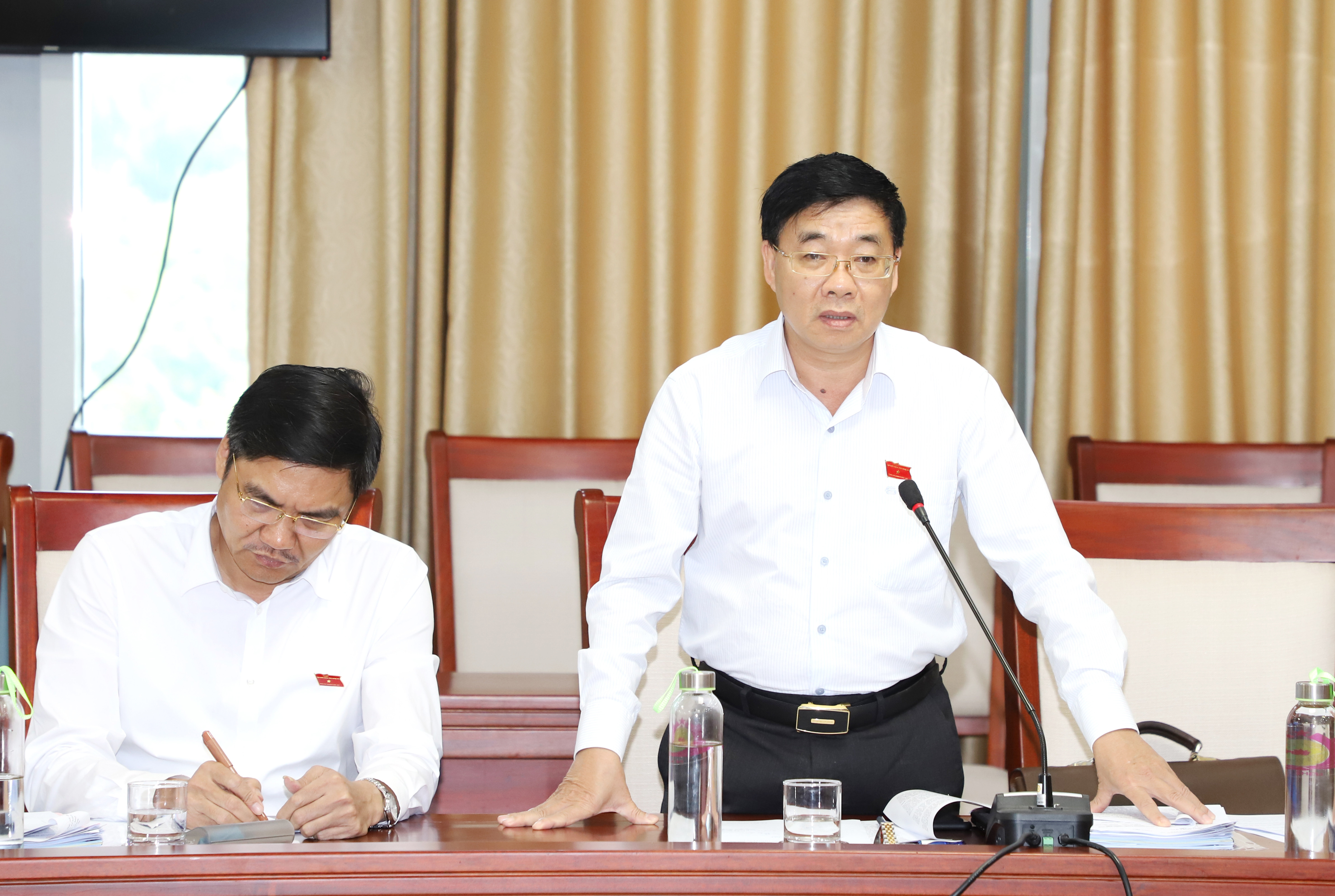 Phó Bí thư Tỉnh ủy Nguyễn Văn Thông Ảnh: Phạm Bằng