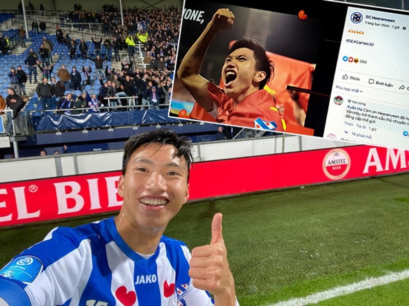 Đoàn Văn Hậu được FIFA khen ngợi là cầu thủ tiềm năng của châu Á. Ảnh: CLB