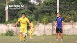 HLV Ngô Quang Trường và cái duyên với cầu thủ trẻ SLNA 