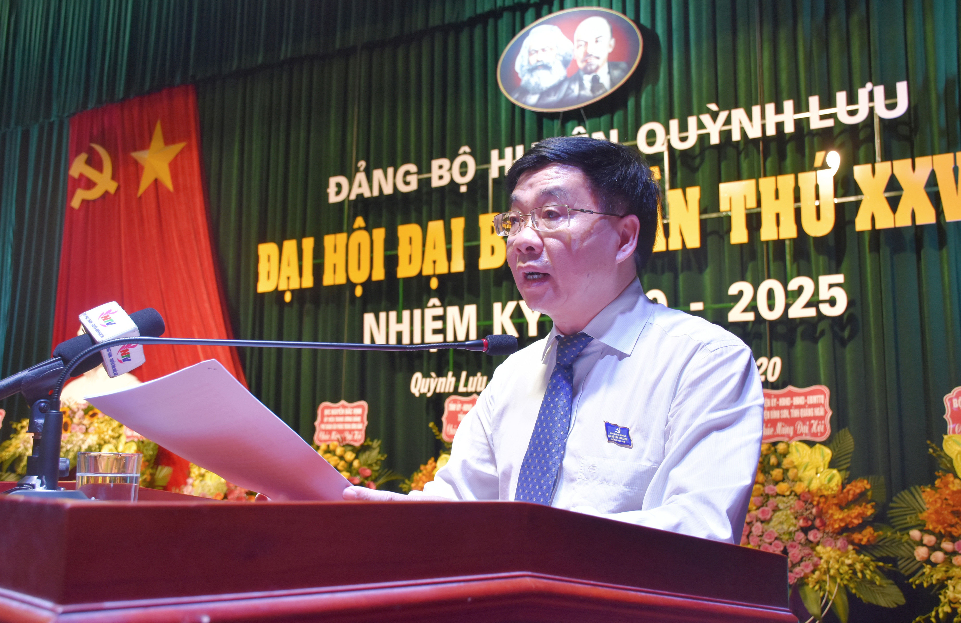 Đồng chí Nguyễn Văn Thông phát biểu chỉ đạo tại đại hội. Ảnh: Thanh Lê