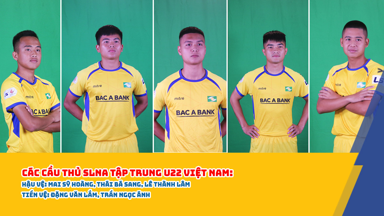 Danh sách cầu thủ SLNA tập trung đội tuyển U22 Việt Nam chuẩn bị cho SEA Games 31. Đồ họa: TK