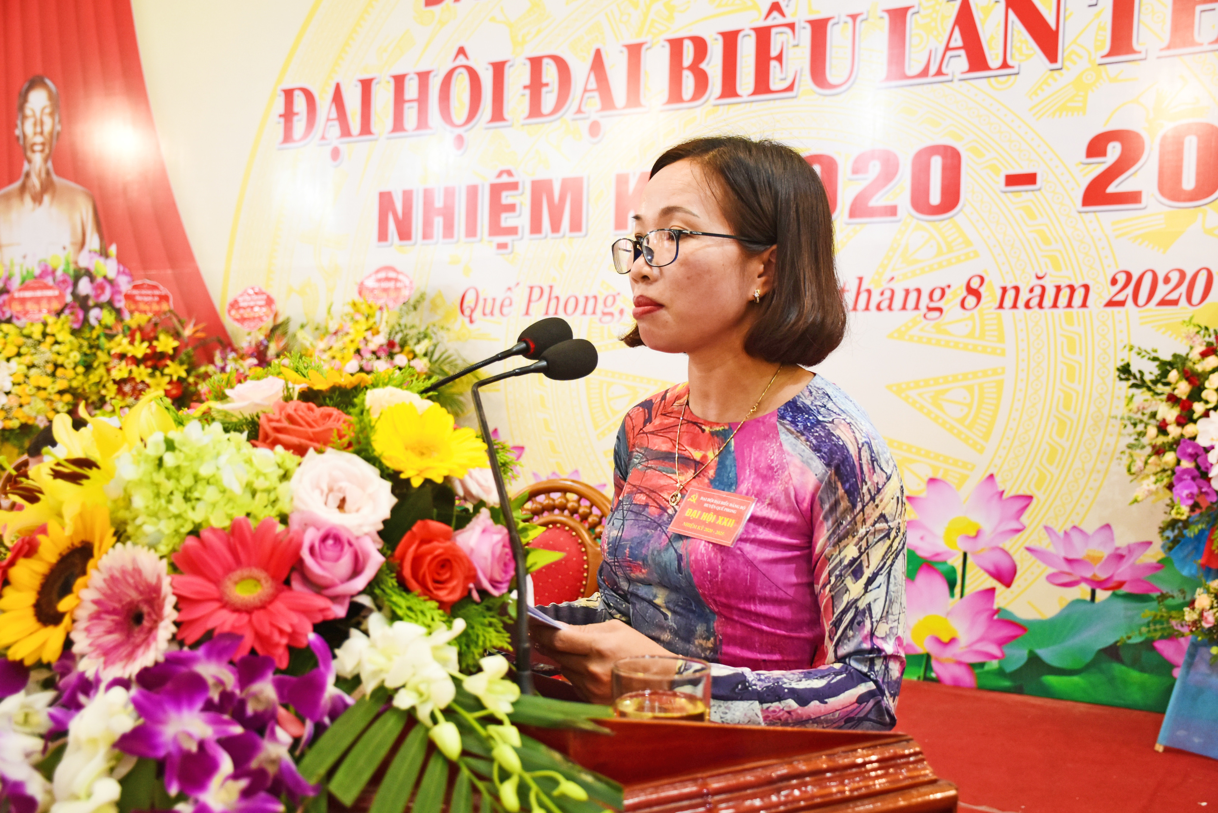 Đồng chí Trương Thị Tuyết Mai - Phó Chủ tịch UBND huyệ̣n Quế Phong