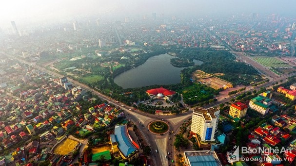 Một góc Thành phố Vinh. Ảnh: tư liệu của Sách Nguyễn