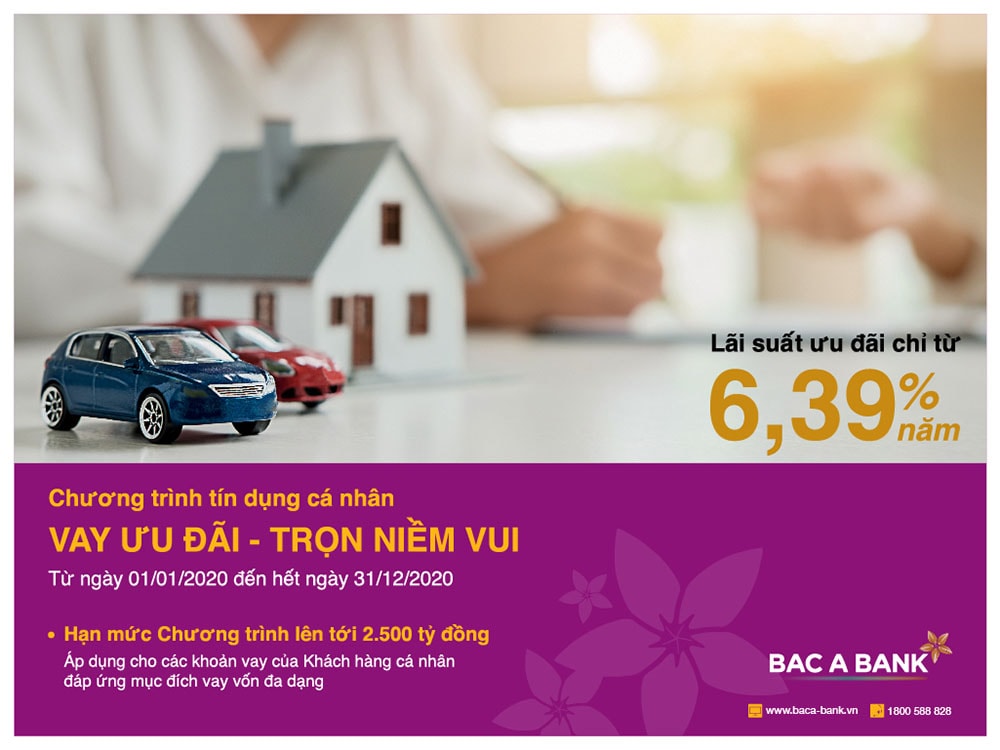 lãi suất ưu đãi chỉ từ 6,39%. Ảnh- P.V